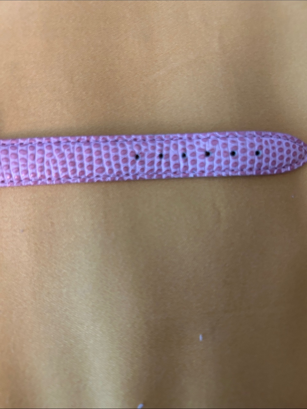 Pink Lizzard Leather Strap Quartz Women's Watch - Picture 4 of 8